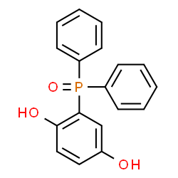 ChemSpider 2D Image | 2-(Diphenylphosphoryl)-1,4-benzenediol | C18H15O3P