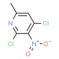 ChemSpider 2D Image | 2,4-DICHLORO-6-METHYL-3-NITROPYRIDINE | C6H4Cl2N2O2