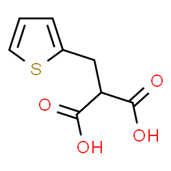 ChemSpider 2D Image | (2-Thienylmethyl)malonic acid | C8H8O4S