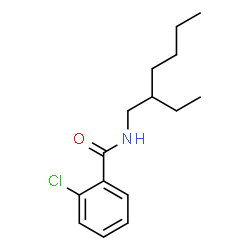 ChemSpider 2D Image | 2-Chloro-N-(2-ethylhexyl)benzamide | C15H22ClNO