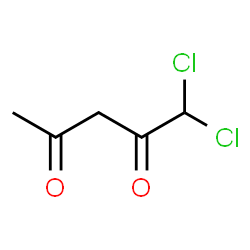 ChemSpider 2D Image | 1,1-Dichloro-2,4-pentanedione | C5H6Cl2O2