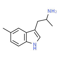 ChemSpider 2D Image | 1-(5-Methyl-1H-indol-3-yl)-2-propanamine | C12H16N2