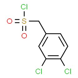 ChemSpider 2D Image | 3,4-Dichlorobenzylsulfonyl chloride | C7H5Cl3O2S