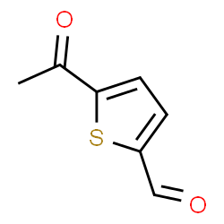 ChemSpider 2D Image | 5-Acetyl-2-thiophenecarbaldehyde | C7H6O2S