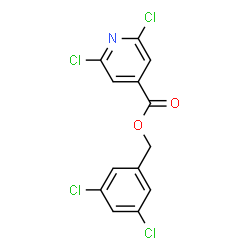 ChemSpider 2D Image | 3,5-Dichlorobenzyl 2,6-dichloroisonicotinate | C13H7Cl4NO2