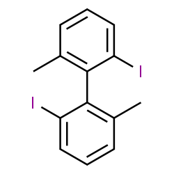 ChemSpider 2D Image | 2,2'-Diiodo-6,6'-dimethylbiphenyl | C14H12I2