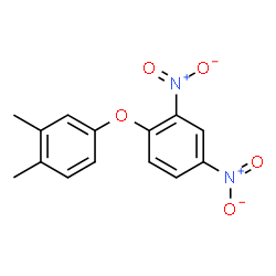 ChemSpider 2D Image | 1-(3,4-Dimethylphenoxy)-2,4-dinitrobenzene | C14H12N2O5