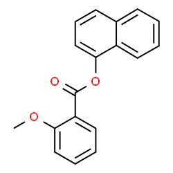 ChemSpider 2D Image | 1-Naphthyl 2-methoxybenzoate | C18H14O3