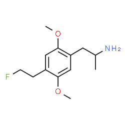 ChemSpider 2D Image | 2,5-DIMETHOXY-4-(2-FLUOROETHYL)AMPHETAMINE | C13H20FNO2