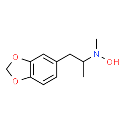 ChemSpider 2D Image | 3,4-METHYLENEDIOXY-N-HYDROXY-N-METHYLAMPHETAMINE | C11H15NO3