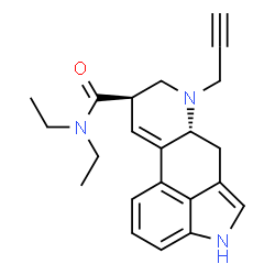 ChemSpider 2D Image | (8beta)-N,N-Diethyl-6-(2-propyn-1-yl)-9,10-didehydroergoline-8-carboxamide | C22H25N3O