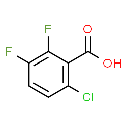 ChemSpider 2D Image | 6-Chloro-2,3-difluorobenzoic acid | C7H3ClF2O2
