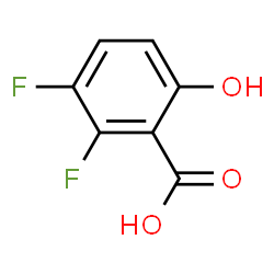 ChemSpider 2D Image | 2,3-Difluoro-6-hydroxybenzoic acid | C7H4F2O3