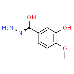 ChemSpider 2D Image | 3-Hydroxy-4-methoxybenzohydrazide | C8H10N2O3