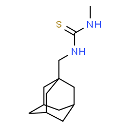 ChemSpider 2D Image | 1-(Adamantan-1-ylmethyl)-3-methylthiourea | C13H22N2S