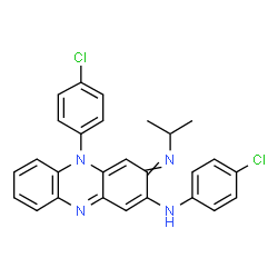 ChemSpider 2D Image | Clofazimine | C27H22Cl2N4