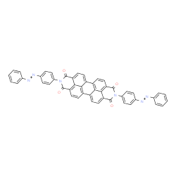 ChemSpider 2D Image | 2,9-Bis[4-(phenyldiazenyl)phenyl]isoquino[4',5',6':6,5,10]anthra[2,1,9-def]isoquinoline-1,3,8,10(2H,9H)-tetrone | C48H26N6O4