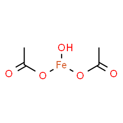 ChemSpider 2D Image | Iron(III) diacetate hydroxide | C4H7FeO5