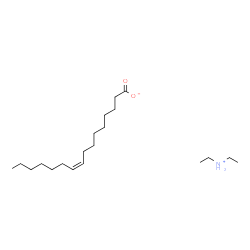 ChemSpider 2D Image | N-Ethylethanaminium (9Z)-9-hexadecenoate | C20H41NO2