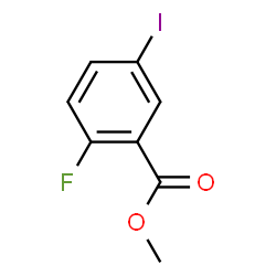 ChemSpider 2D Image | Methyl 2-fluoro-5-iodobenzoate | C8H6FIO2