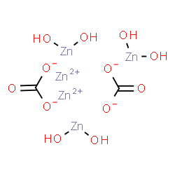 ChemSpider 2D Image | Zinc carbonate dihydroxyzinc (2:2:3) | C2H6O12Zn5