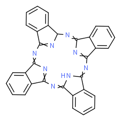 ChemSpider 2D Image | 5H,13H-Phthalocyanine | C32H18N8