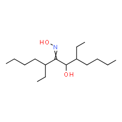 ChemSpider 2D Image | 5,8-Diethyl-7-(hydroxyimino)-6-dodecanol | C16H33NO2