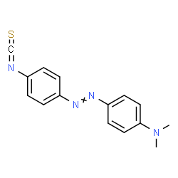 ChemSpider 2D Image | 4-[(4-Isothiocyanatophenyl)azo]-N,N-dimethylaniline | C15H14N4S