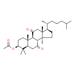ChemSpider 2D Image | (3beta)-7,11-Dioxolanostan-3-yl acetate | C32H52O4