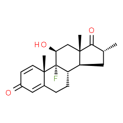 ChemSpider 2D Image | 17-OXO DEXAMETHASONE | C20H25FO3
