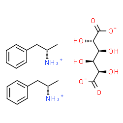 ChemSpider 2D Image | DEXTROAMPHETAMINE SACCHARATE | C24H36N2O8