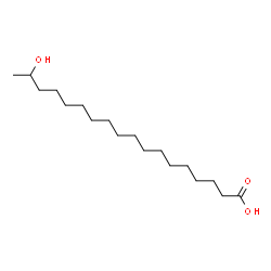 ChemSpider 2D Image | 17-Hydroxyoctadecanoic acid | C18H36O3