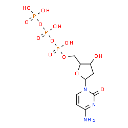 ChemSpider 2D Image | 2'-deoxycytidine-5'-triphosphate | C9H16N3O13P3