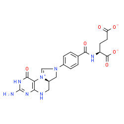 ChemSpider 2D Image | (6R)-5,10-methenyltetrahydrofolate | C20H20N7O6
