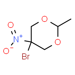ChemSpider 2D Image | 5-Bromo-2-methyl-5-nitro-1,3-dioxane | C5H8BrNO4