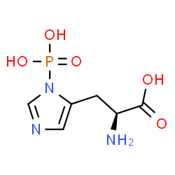 ChemSpider 2D Image | 3-Phosphono-L-histidine | C6H10N3O5P