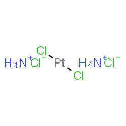 ChemSpider 2D Image | Ammonium chloride - dichloroplatinum (2:2:1) | H8Cl4N2Pt