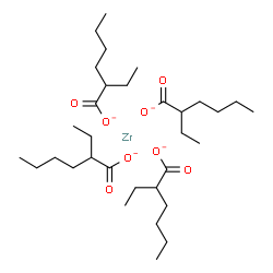 ChemSpider 2D Image | Hexanoate, 2-ethyl-, zirconium salt (4:1) | C32H60O8Zr