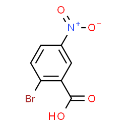 ChemSpider 2D Image | 2-Bromo-5-nitrobenzoic acid | C7H4BrNO4