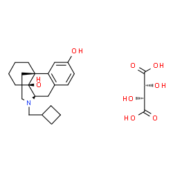 ChemSpider 2D Image | Butorphanol tartrate | C25H35NO8