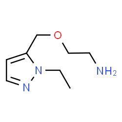 ChemSpider 2D Image | 2-[(2-ethylpyrazol-3-yl)methoxy]ethanamine | C8H15N3O