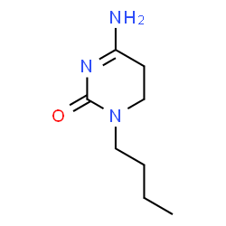 ChemSpider 2D Image | 4-Amino-1-butyl-5,6-dihydro-2(1H)-pyrimidinone | C8H15N3O
