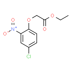 ChemSpider 2D Image | Ethyl (4-chloro-2-nitrophenoxy)acetate | C10H10ClNO5