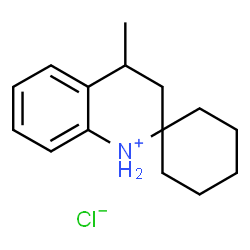 ChemSpider 2D Image | 4'-Methyl-3',4'-dihydro-1'H-spiro[cyclohexane-1,2'-quinolinium] chloride | C15H22ClN