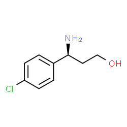 ChemSpider 2D Image | (3S)-3-Amino-3-(4-chlorophenyl)-1-propanol | C9H12ClNO