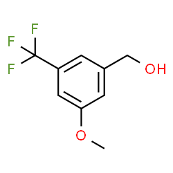 ChemSpider 2D Image | 3-Methoxy-5-(trifluoromethyl)benzyl alcohol | C9H9F3O2