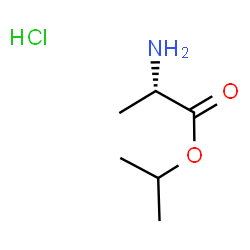 ChemSpider 2D Image | L-Alanine isopropyl ester hydrochloride | C6H14ClNO2