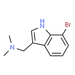 ChemSpider 2D Image | 7-Bromogramine | C11H13BrN2