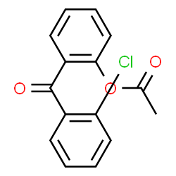 ChemSpider 2D Image | 2-(2-Chlorobenzoyl)phenyl acetate | C15H11ClO3