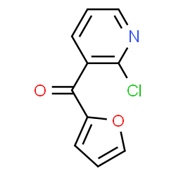 ChemSpider 2D Image | 2-Chloro-3-(2-furanoyl)pyridine | C10H6ClNO2